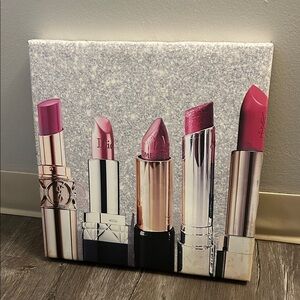 Lipstick Canvas Wall Art